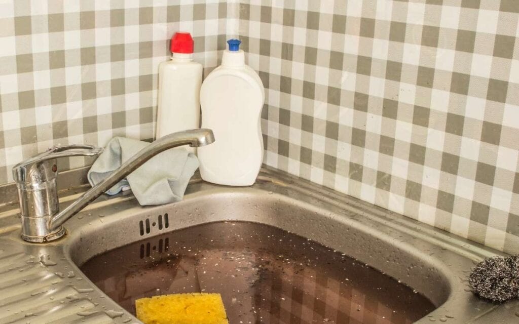 drano down kitchen sink