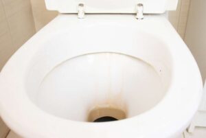 How to Clean Urine Stains From a Toilet Bowl